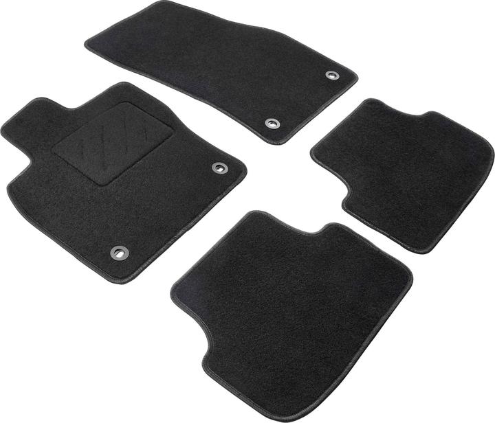 Walser Floor mats for VW Touran BJ 09/2015 - today (2 front mats + 2 rear mats)