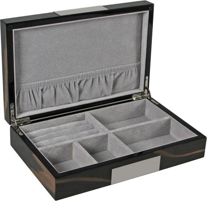 Safe Uhren Schmuck Box in Holzoptik