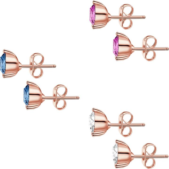 Immagine prodotto Lulu & Jane Donna Lega di metallo decorata con cristalli Swarovski® oro rosa - 29089 (Lega metallica)