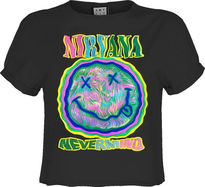 Amplified Scribble Kurzes Top
