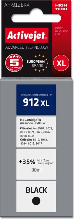 Immagine prodotto Activejet AH-912BRX Inchiostro sostitutivo per stampanti HP Inchiostro sostitutivo HP 912XL 3YL84AE Premium (FC)