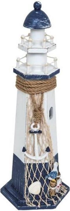 Dekomat Display lighthouse with anchor 37 x 12 cm (12 x 37 cm)