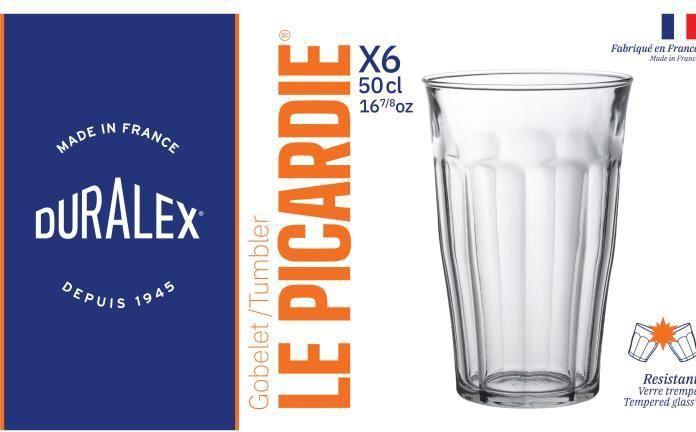 Image du produit Duralex Set de gobelets (0.50 l, 6 x)