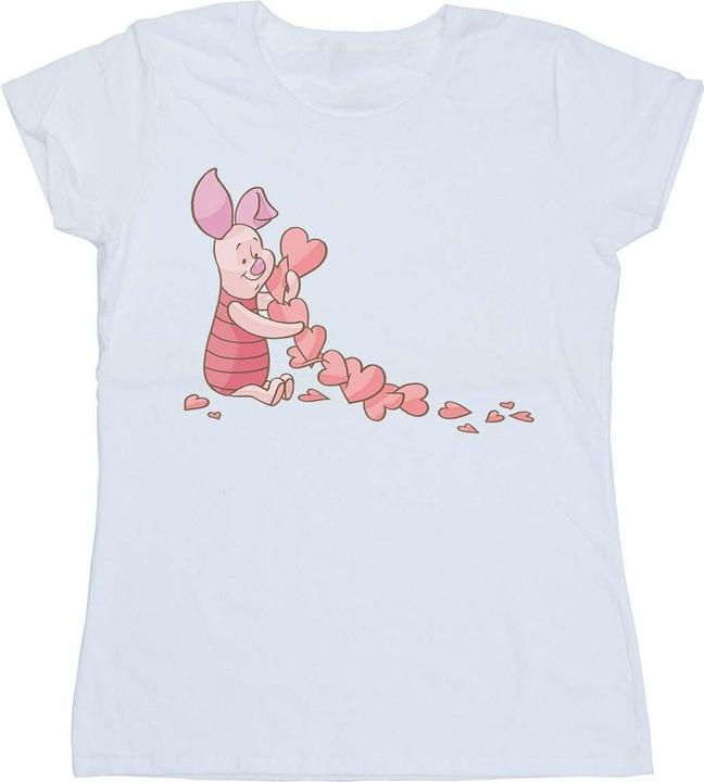Disney Winnie The Pooh Piglet Chain Of Hearts TShirt (M)