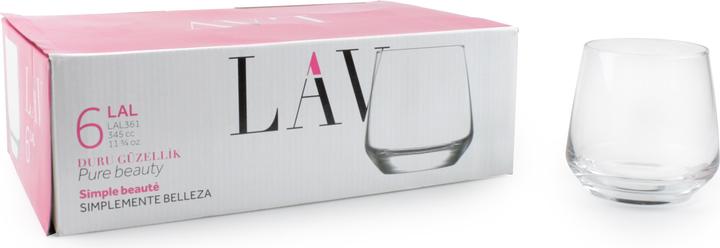 Immagine prodotto LAV SET DI BICCHIERI 6PCS 345ML LV-LAL361F LAL