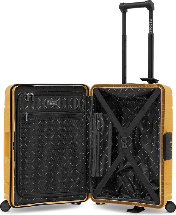 Actual product image Redolz Essentials 15 4-wheel cabin trolley 55 cm with three-point fastening (40 l, Hand luggage (up to 50 litres))