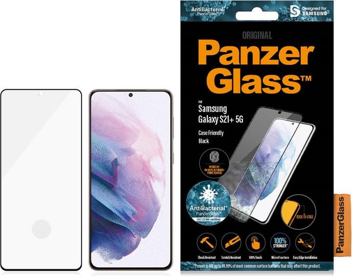 Actual product image PanzerGlass CaseFriendly Fingerprint (1 Piece, Samsung Galaxy S21+ 5G)