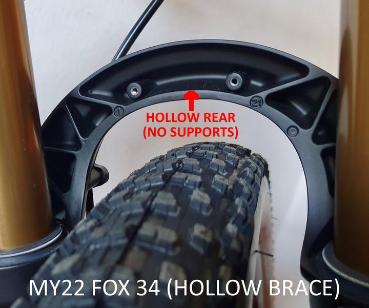 Actual product image RRP ProGuard - Adapter Brackets (Rear mudguard)