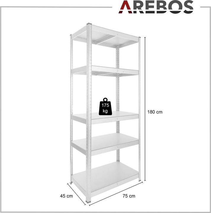Actual product image Arebos Schwerlastregal
