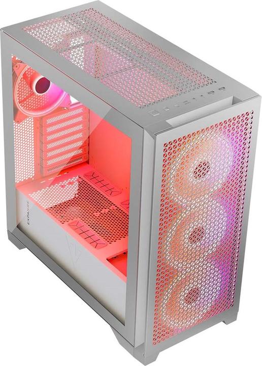 Actual product image Modecom Volcano Expanse T Apex ARGB biała (mATX, Mini-ITX)