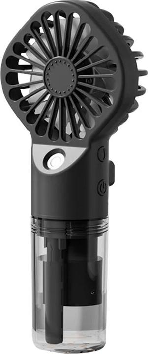 Techsuit - Handheld Fan (G10) - Portable, with Humidifier, Four Speeds, USB - Black