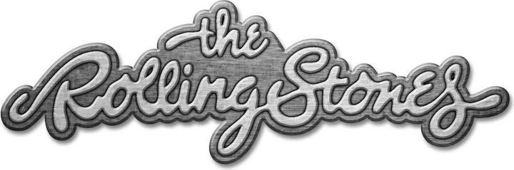 Actual product image The Rolling Stones Logo badge die-cast