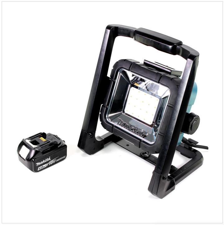 Productafbeelding Makita DEADML / DML 805 LED Bouwspots 14,4 - 18 Volt / 230 Volt + 1x BL 1840 B 18V - 4Ah Li-Ion Ak (750 lm)