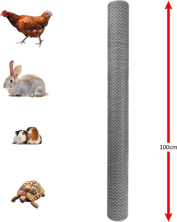 Produktbild Dema Drahtgeflecht 6eck 13mm 1x5m verzinkt