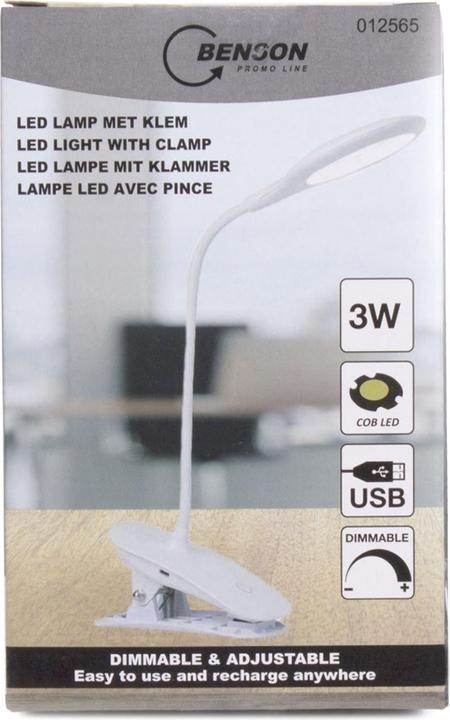 Produktbild Benson Electric Designer Schreibtischlampe, weiss