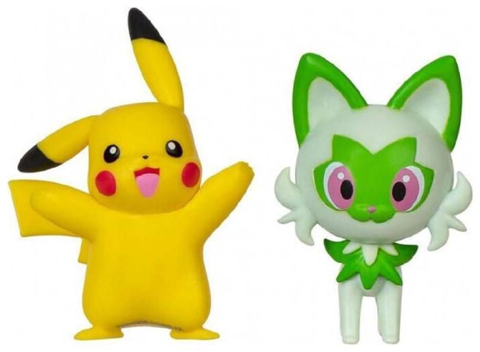 Image du produit Jazwares Pokémon Gen IX pack 2 figurines Battle Figure Pack Pikachu & Chochodile 5 cm