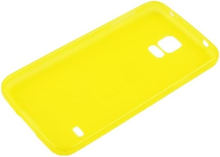 Produktbild König Design Handyhülle TPU Schutzhülle für Samsung Galaxy S5 / S5 Neo transparent gelb (Samsung Galaxy S5, Samsung Galaxy S5 Neo)