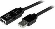Produktbild StarTech 15m USB 2.0 Repeater Kabel - Aktives USB Verlängerungskabel mit Signalverstärker - 1 x USB Stecke... (15 m, USB 2.0)