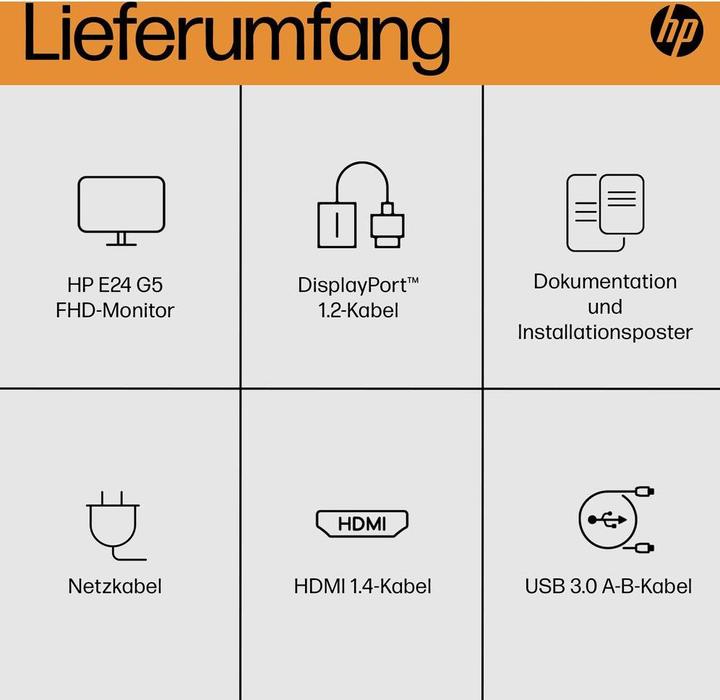 Image du produit HP E24 G5 (1920 x 1080 pixels, 23.80")