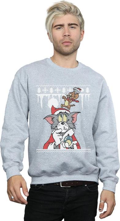 Immagine prodotto Tom & Jerry Christmas Fair Isle Felpa Uomo (XL)