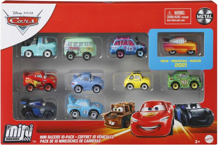 Produktbild Mattel Disney Pixar Cars Mini Racers 10er-Pack Sortiment