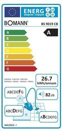 Energie-Label Bomann BS 9019 CB