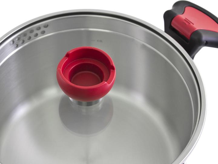 Produktbild Kopf Nelo Topfset (7-teilig, Edelstahl, Induktion, mit intelligenter Abgiesshilfe) (Kochtopf, Edelstahl)