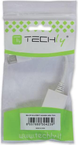 Produktbild Techly Mini-DisplayPort zu HDMI (DVI, VGA, HDMI, 8.50 cm)