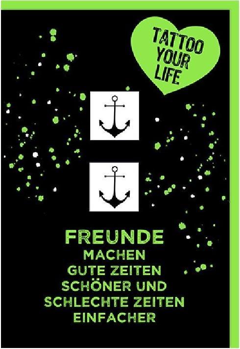 Produktbild Braun + Company Tattoo Karte Anker