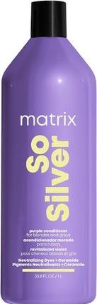 Matrix So Silver Purple Toning Conditioner für Blondinen, Graue und Silberne Neutralisiert Gelbtöne 1 (1000 ml)