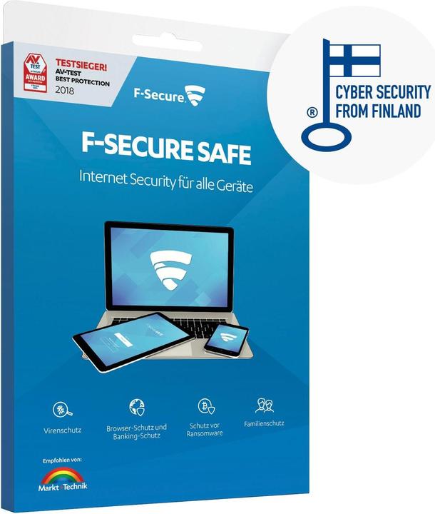 Image du produit F-Secure Safe (5 Utilisateur, 12 mois)