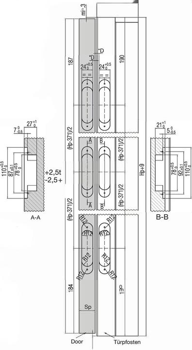 Produktbild Krona Koblenz Türband K1019 weiss