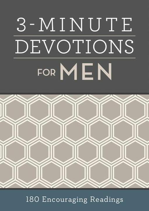Actual product image 3-Minute Devotions for Men (English, Compiled By Barbour Staff, 2018)