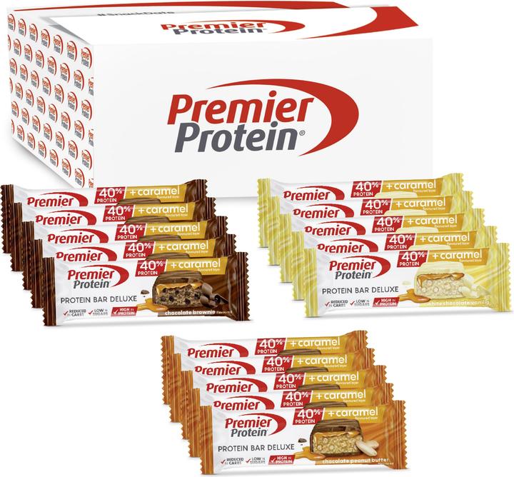 Premier Protein Deluxe (Schokolade, Erdnuss, 15 Stk., 750 g)