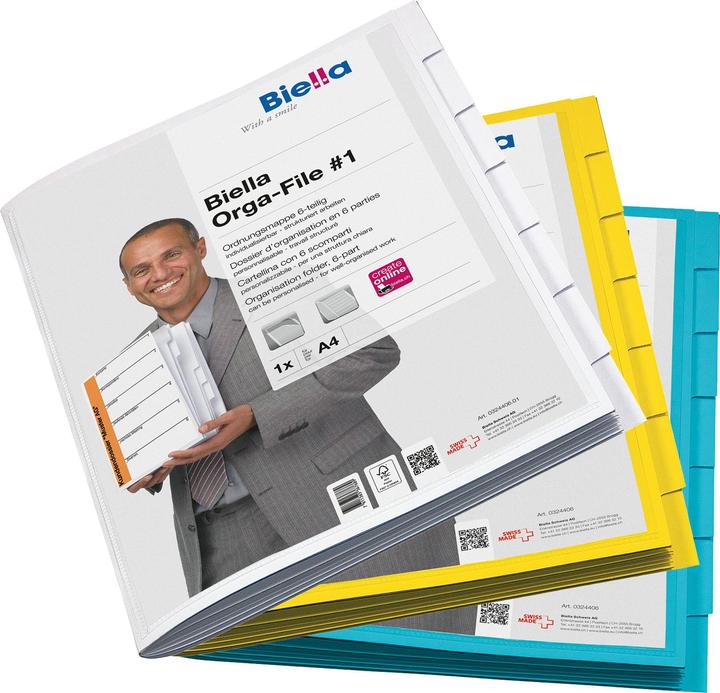 Actual product image Biella Organization folder Orga-File (A4, 1 x)