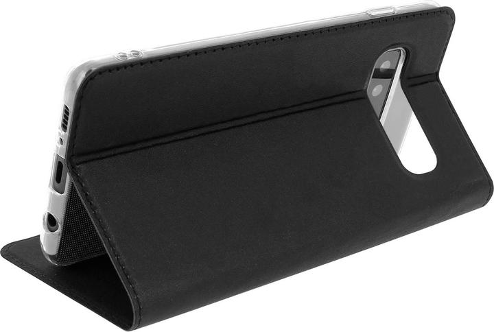Immagine prodotto Akashi Flip Cover Geldbörse mit Standfunktion für Samsung Galaxy S10 – Schwarz (Samsung Galaxy S10)