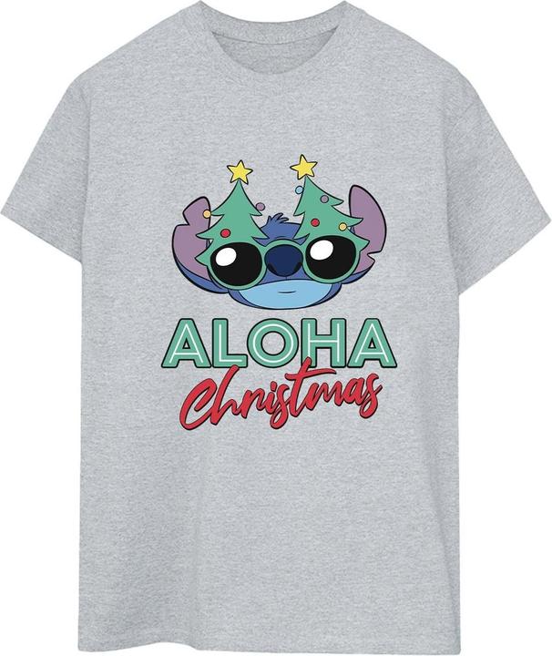 Disney Lilo And Stitch Christmas Tree Shades TShirt (M)