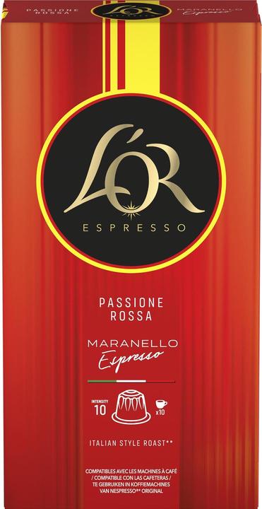 Produktbild L’OR Espresso L'Or Kaffeekapseln Maranello Espresso 10 Stück (10 x Port.)
