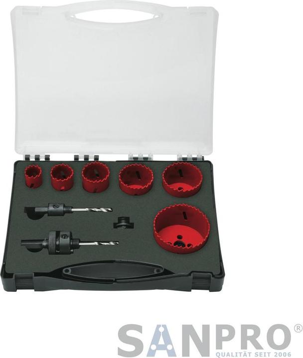 Image du produit Exact Jeu de scies cloche 9 pièces 70604 1 (22 mm, 29 mm, 35 mm, 44 mm, 68 mm, 51 mm)