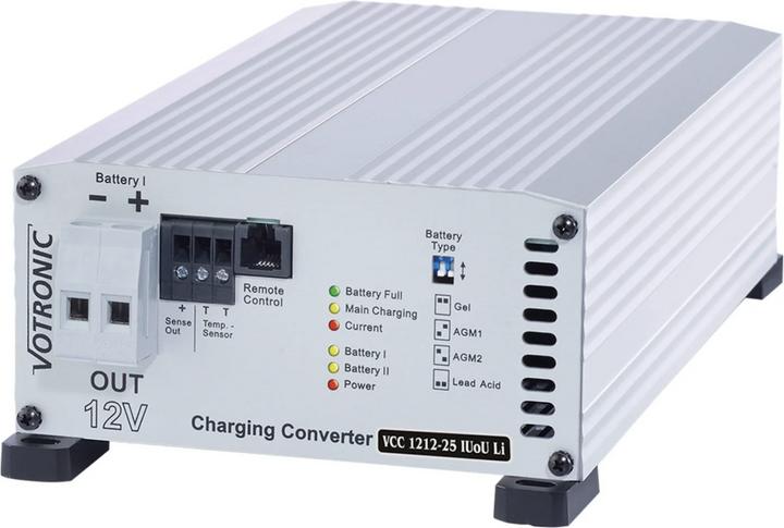 Immagine prodotto Votronic 3350 VCC 1212-25 Caricabatterie B2B IUoU-Li 12V 25A (12V, 25 A)