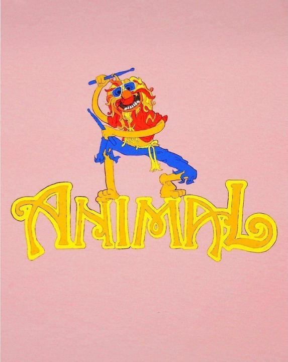 Actual product image Worn Animal Drummer Tshirt (M)