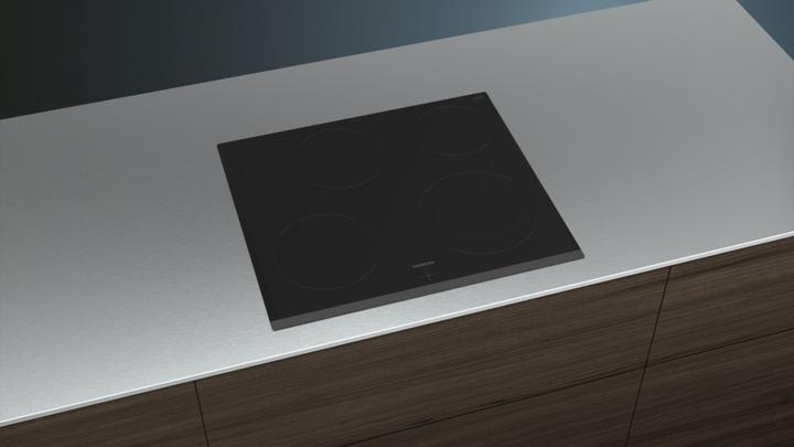 Image du produit Siemens iQ300, Table de cuisson électrique 60cm, noir, sans cadre, EA631GNA1E