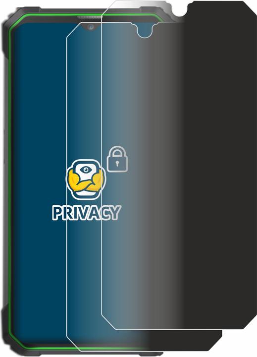 Produktbild BROTECT Sichtschutzfolie Anti-Spy Privacy Folie Blaulicht-Schutz (2 Stück, Blackview BL8800 Pro 5G)