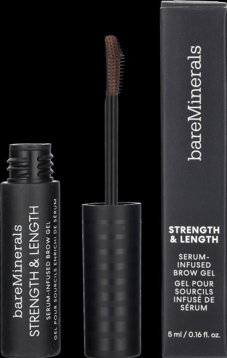 Actual product image Bare Minerals bareMinerals Strength & Length Serum-Infused Brow Gel with Plant-Based Strengthening Serum - Vegan C (Multicoloured)