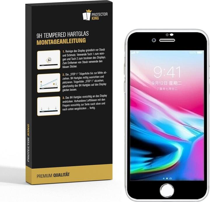 Produktbild Protectorking 1x echtes Tempered 9H Panzerhartglas 3D KLAR (1 Stück, Apple iPhone 6)
