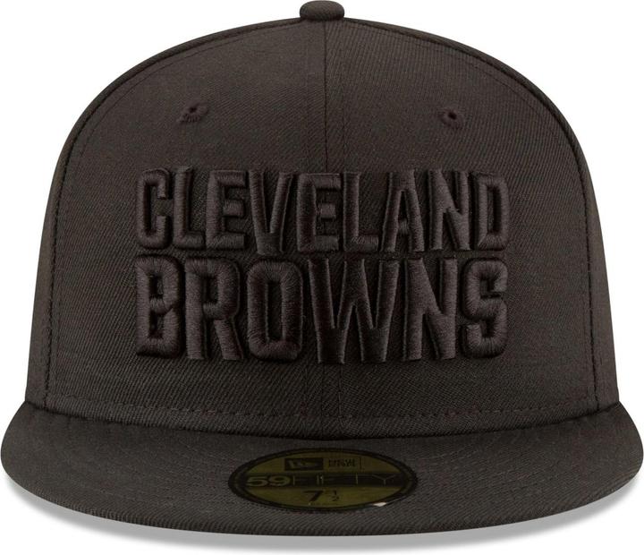 Actual product image New Era 59Fifty Cap - NFL BLACK Cleveland Browns - 7 3/8 (7 3/8)