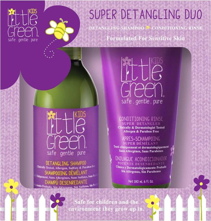 Immagine prodotto Little Green Kit Duo Super Districante per Bambini (Shampoo liquido)