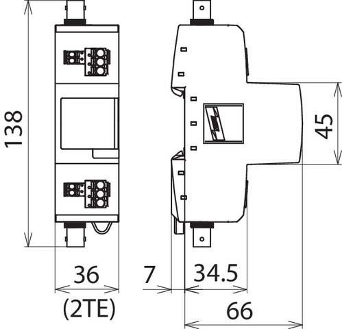 Produktbild Dehn + Söhne Söhne Überspannungsableiter DVR BNC RS485 230