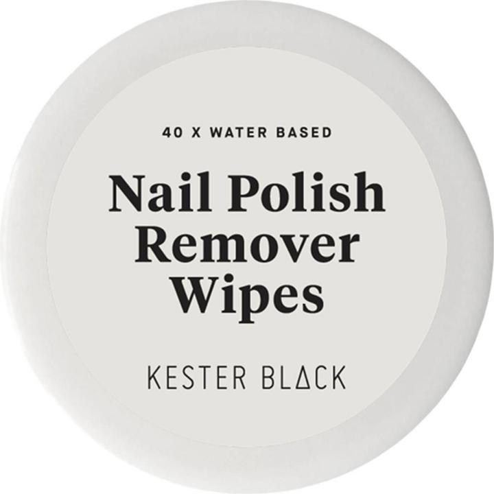 Kester Black KB Nail Care - Water Based Nail Polish Remover Wipes