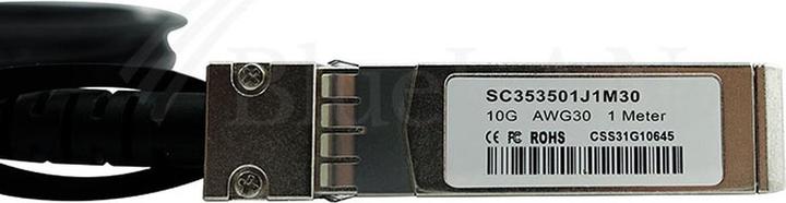 Actual product image CBO NetApp SFPP-DAC-3M-NA compatible BlueLAN DAC SFP+ SC353501J3M30